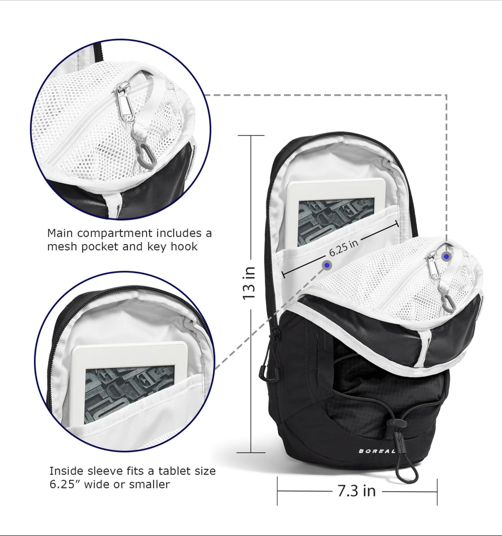 Crossbody Bag with Adjustable Strap, Water Repellent Finish, Multiple Compartments, Tablet Sleeve G2755