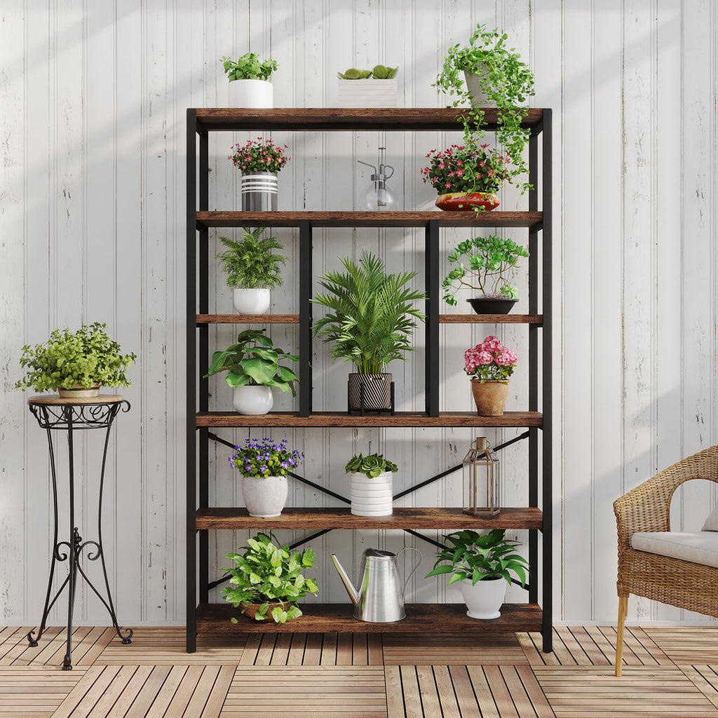 6 Tier Industrial Bookshelf J178