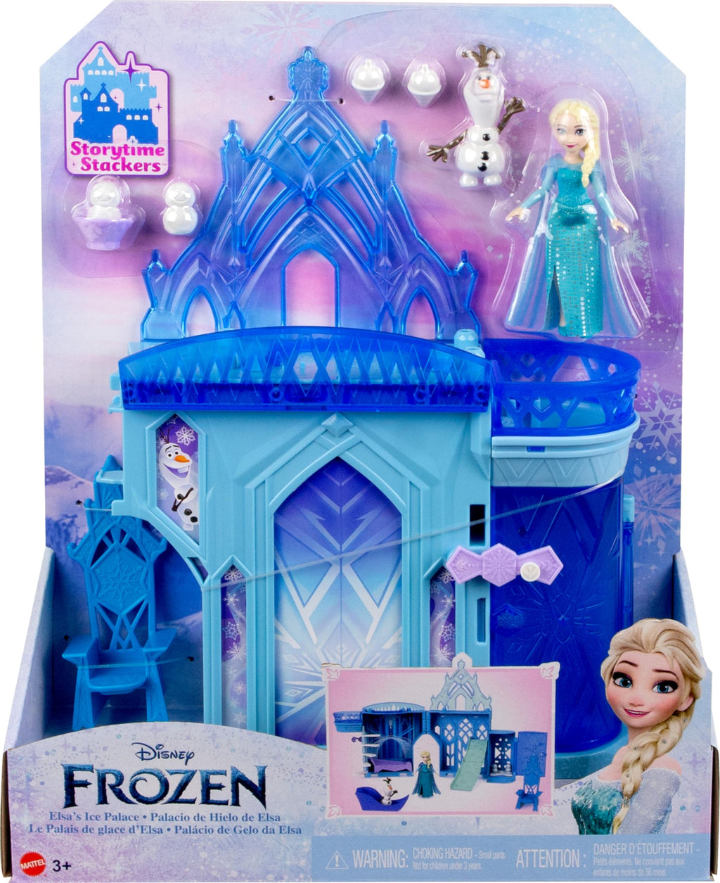 Frozen Castle Doll House Playset with Doll & 8 Accessories B168400