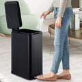 50L Stainless Steel Step Trash Can with Lid U699218