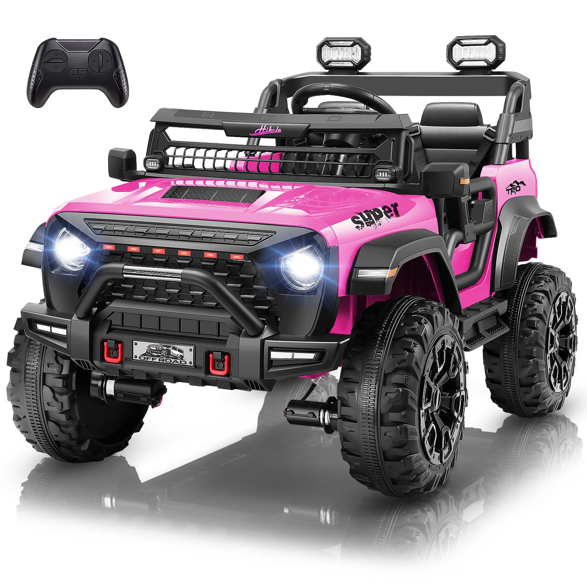 24V 2 Seater Pink Ride on Toy E25210