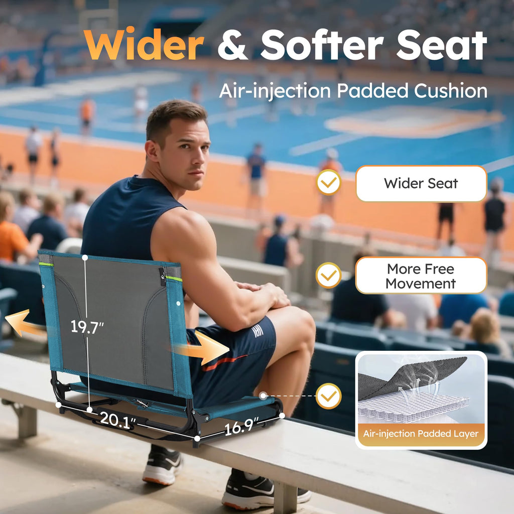 2 Pack Folding Stadium Seats V484679