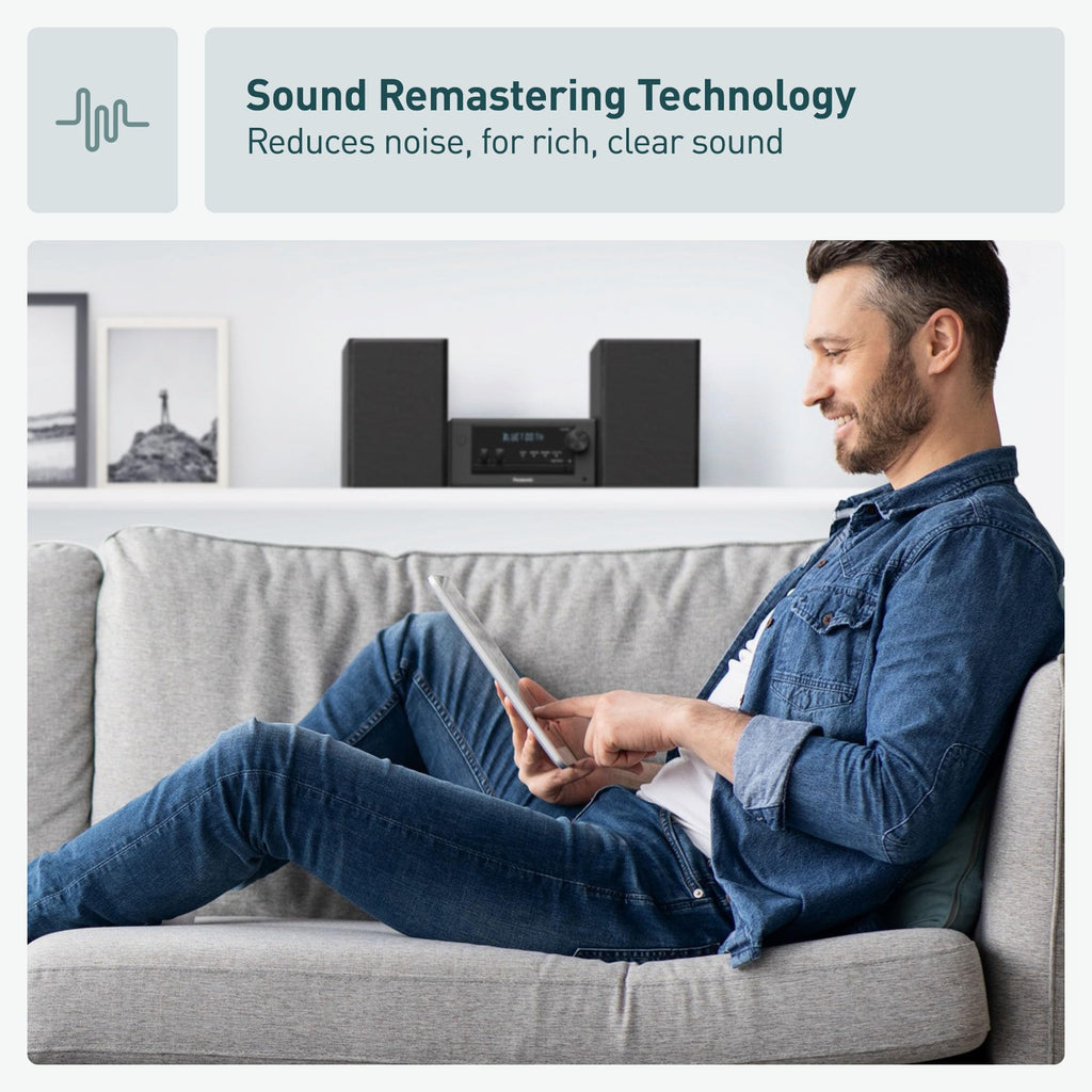 Compact Stereo System with CD Player, Bluetooth, FM Radio and USB, 80W H983876