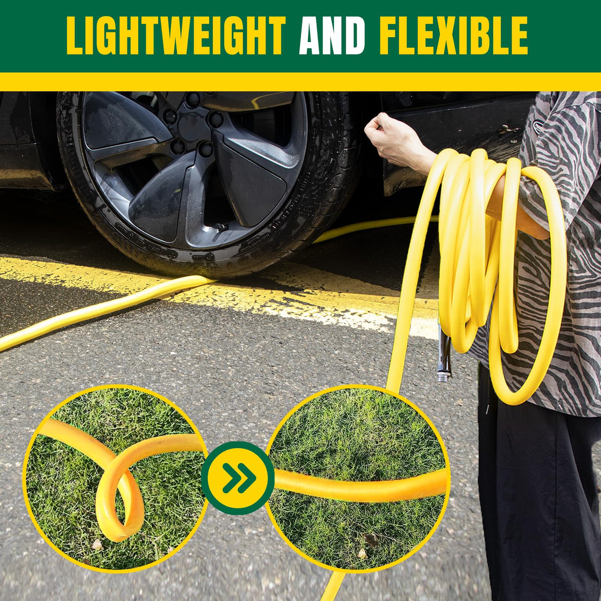 Lightweight Kink Free 5/8" x 100 FT Garden Hose U8044