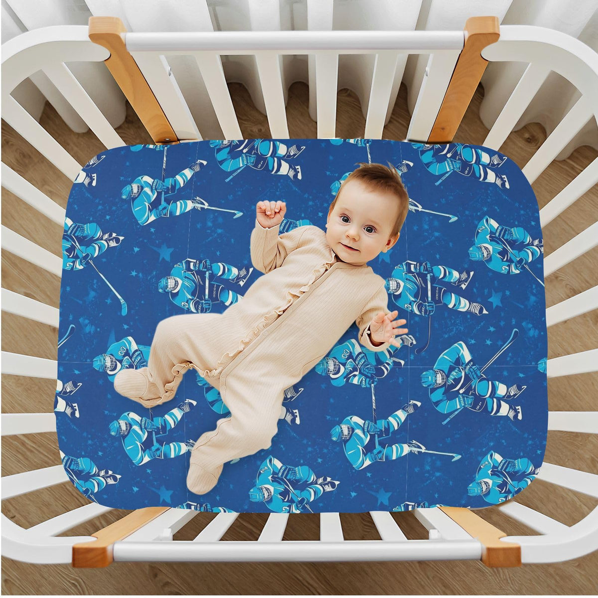 Soft Breathable Microfiber Fitted Crib Sheet M78486