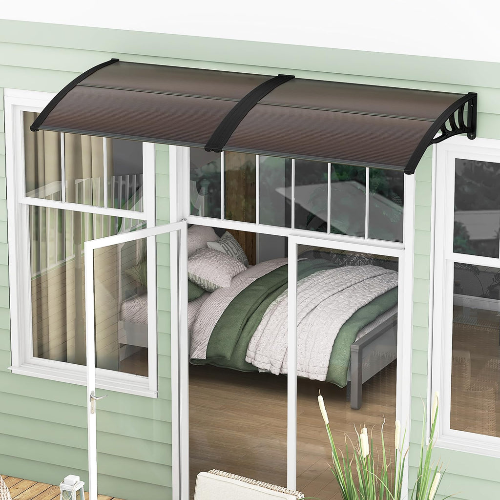 46" x 38" Polycarbonate Door Awning Canopy O916