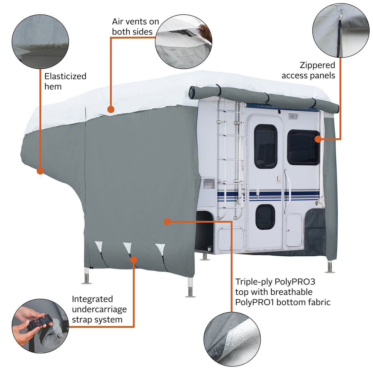 PolyPRO 3 Camper Cover, Fits 10' - 12' Campers I748