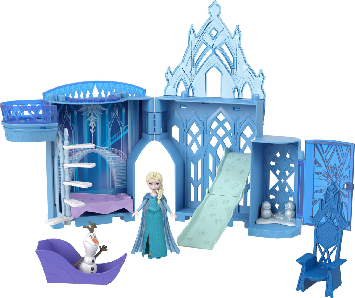 Frozen Castle Doll House Playset with Doll & 8 Accessories B168400