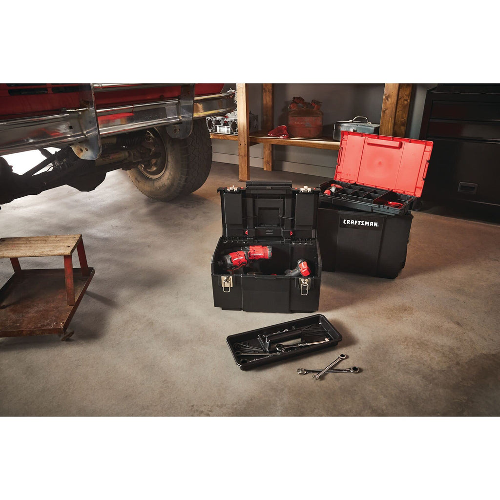 19-in. 3-in-1 Rolling Tool Box with Wheels D39734