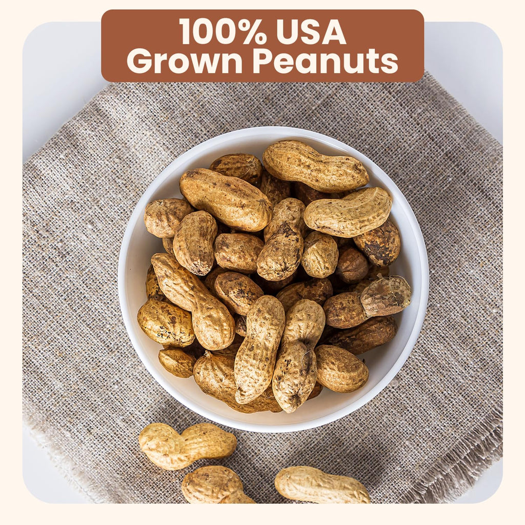 Unsalted Roasted In-Shell Peanuts 5 lb Bag X462