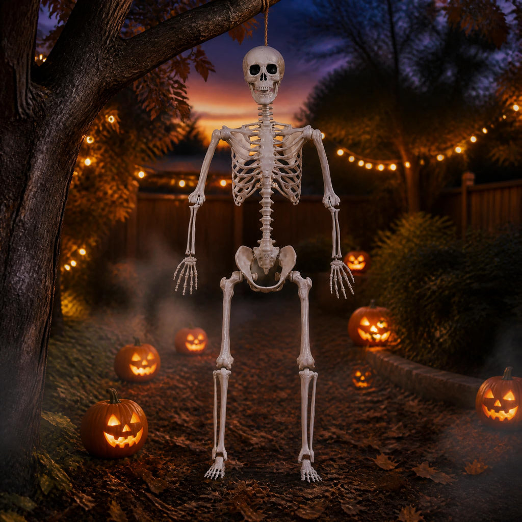 Life Size Posable Full Body Skeleton with Movable Joints J923