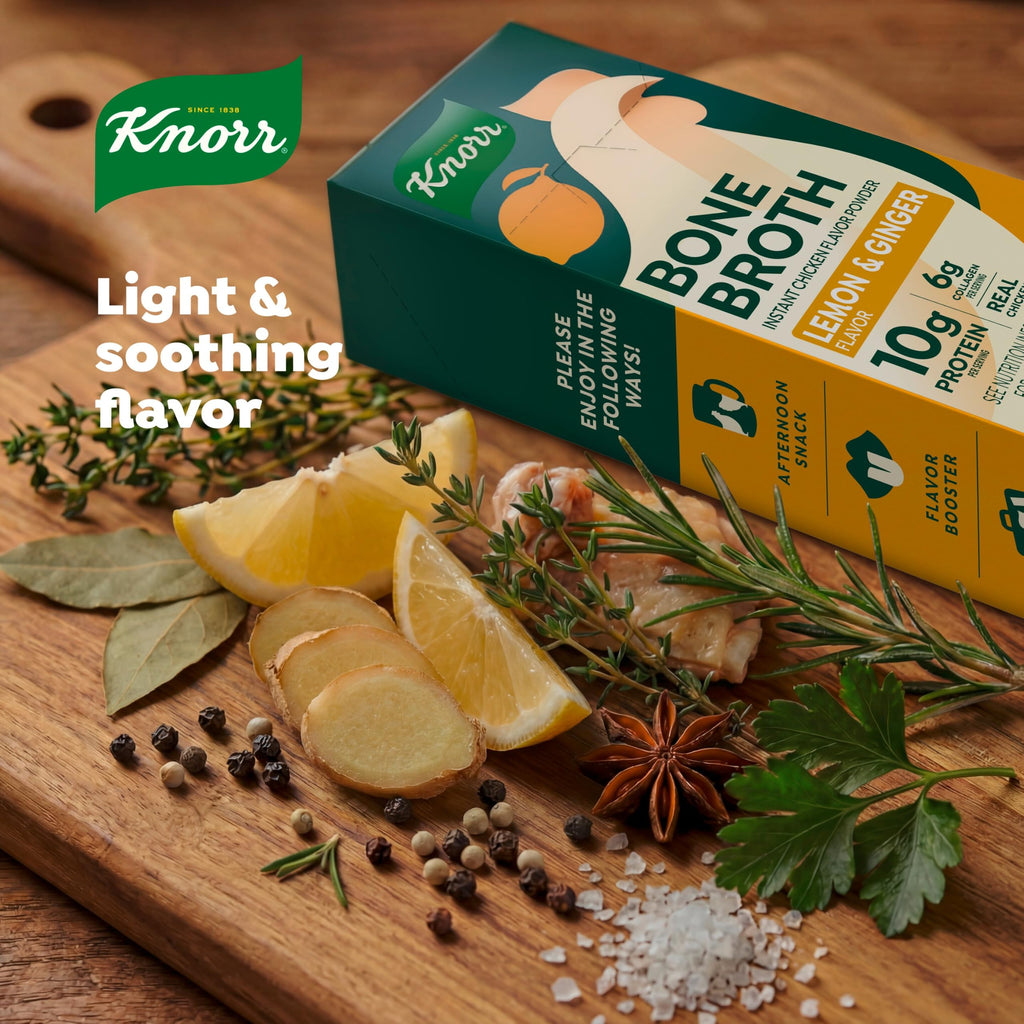 Lemon Ginger Chicken Bone Broth 6 Count D85520