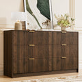 Walnut 6 Drawer Dresser G1210