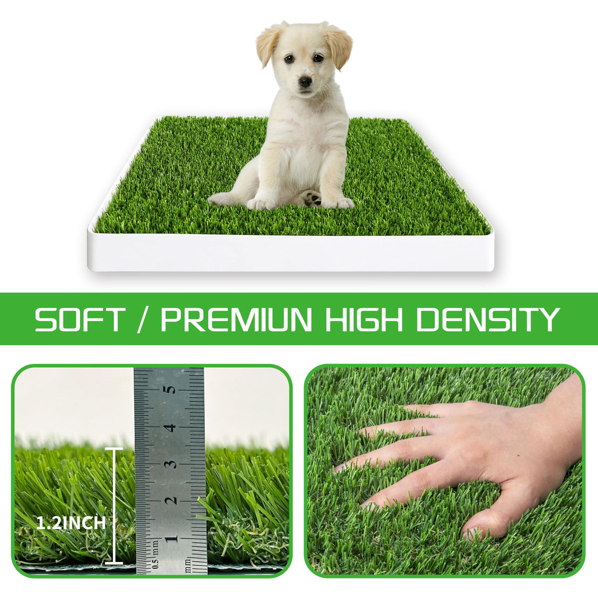 Indoor Fake Grass Pad with Tray U261
