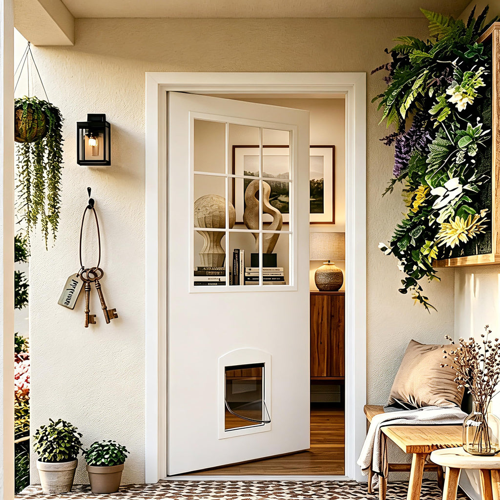 36" x 80" Front Door Slab with Prehung Door Jamb D3143