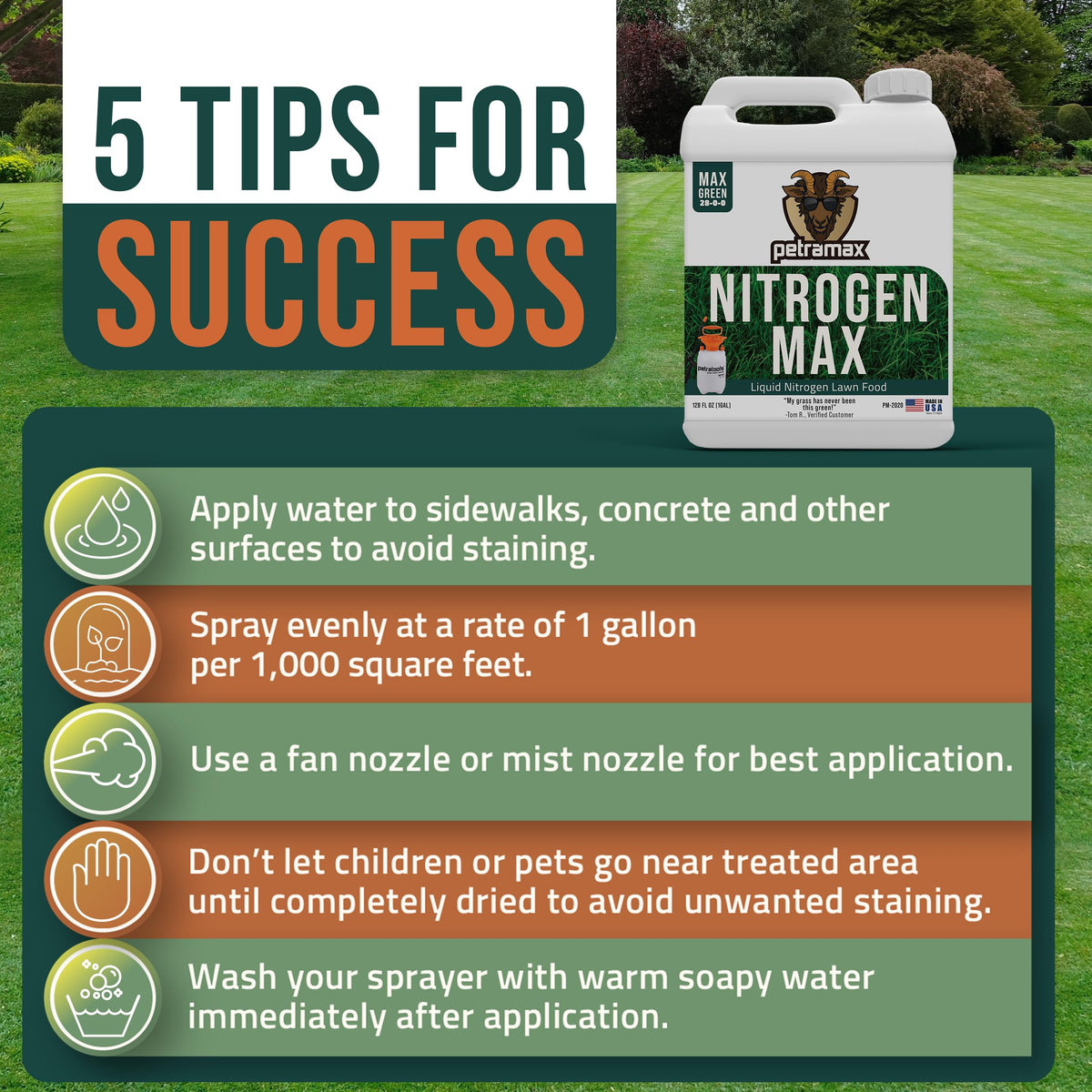 1 Gallon 28-0-0 Liquid Nitrogen Fertilizer V664444